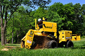 Stubbfräsning i Nacka